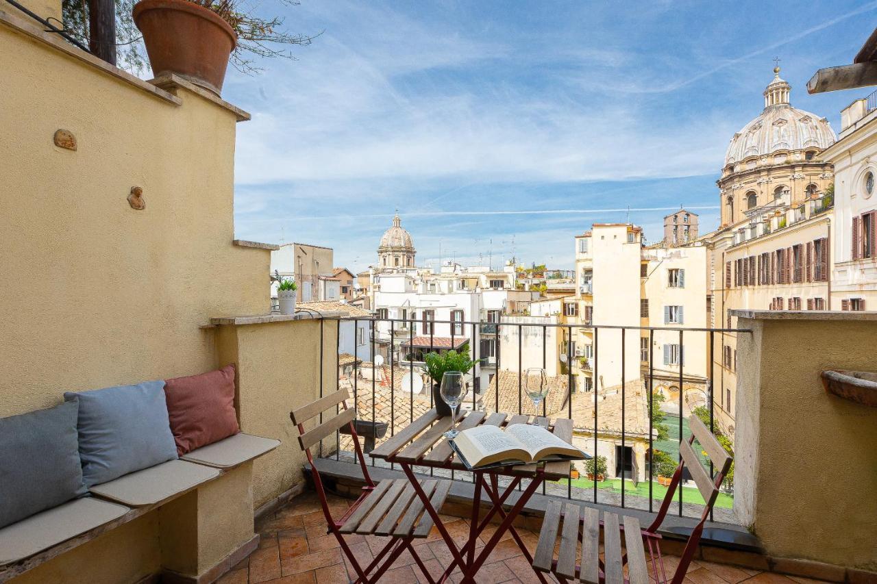 Campo De' Fiori Penthouse-Rental In ローマ エクステリア 写真