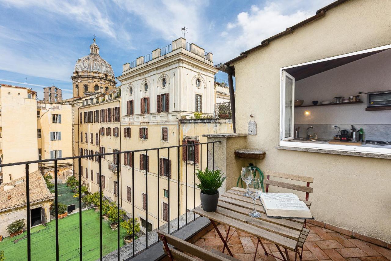 Campo De' Fiori Penthouse-Rental In ローマ エクステリア 写真
